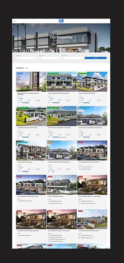 Website for Multiplex Development Sdn Bhd - Henz Studio