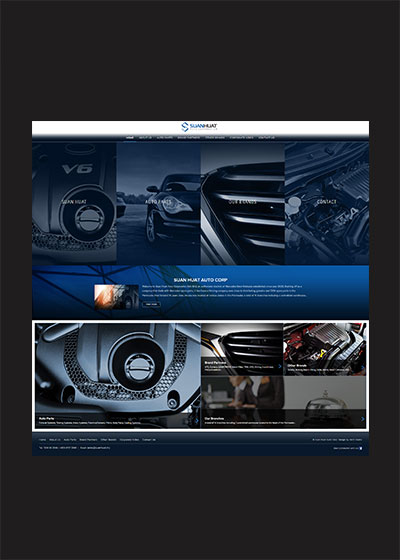 Company web design for Suan Huat - Henz Studio